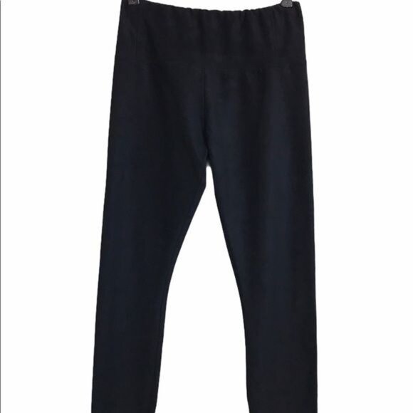 AQUA Faux Suede Pull on Leggings in Black - Small NWT - Picture 2 of 7